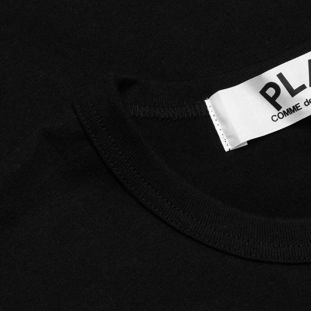 Split Eye S/S Tee - Black