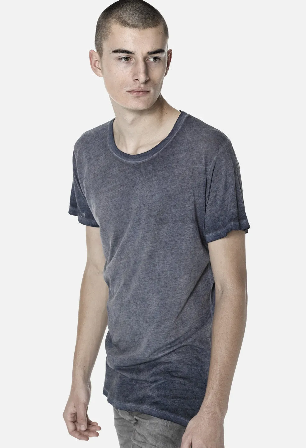 Sprayed Mercer Tee / Navy