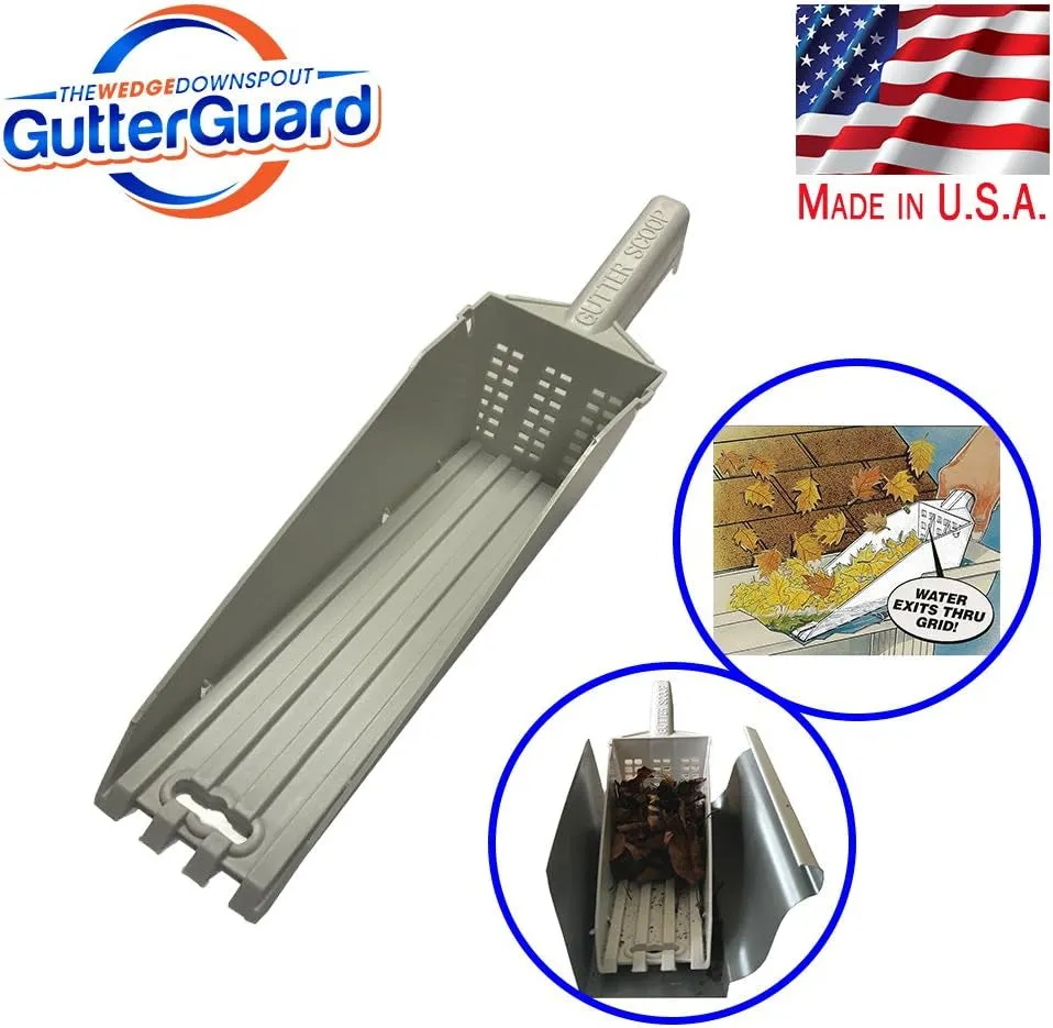 Spring Downspout Gutter Guard Gutter Scoop Gutter Cleaning Tool for Standard Gutters