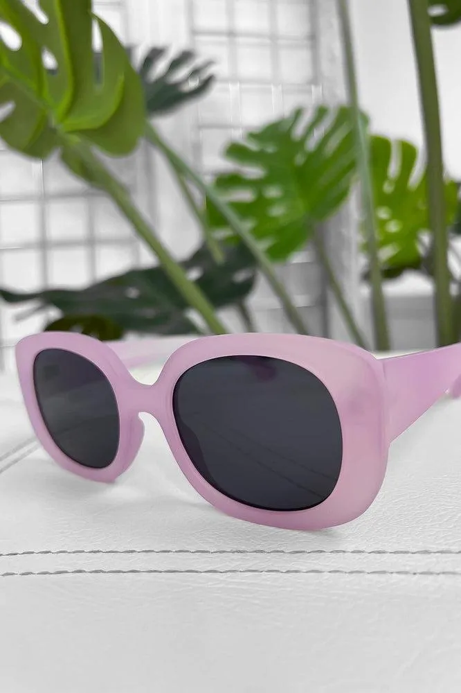 Squoval Frame Classic Sunglasses