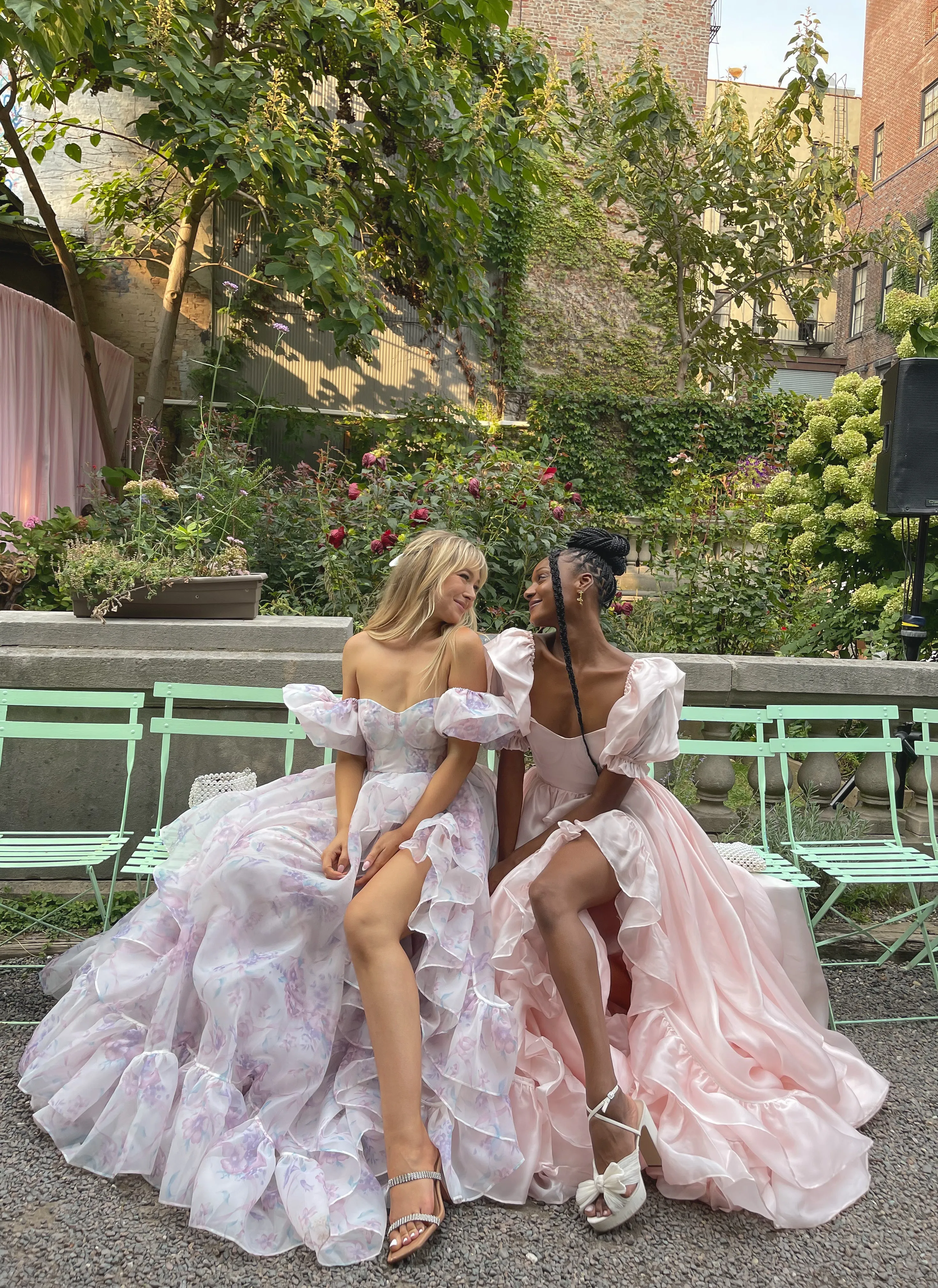 The Ribbon Dancer in Bloom Bridal Gown