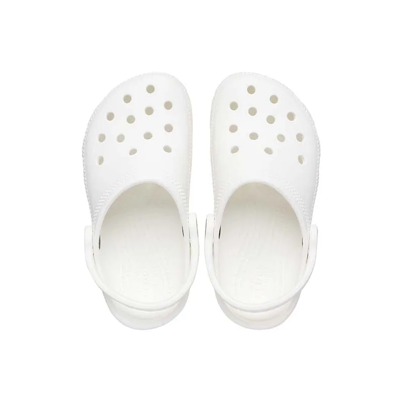 Toddler Classic Clog in White