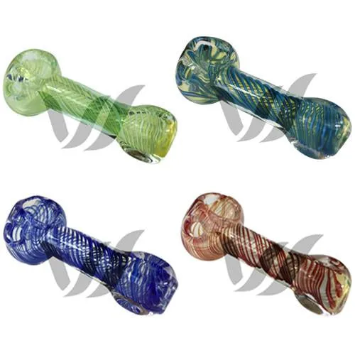 Twisty Glass Spoon Pipes