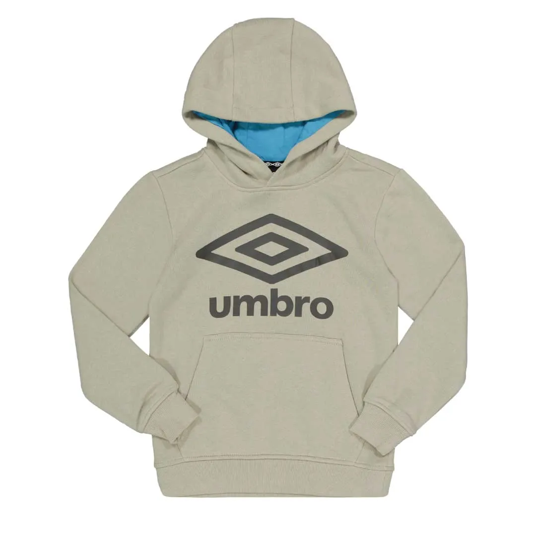 Umbro - Kids' (Junior) F22 Classic Logo Hoodie (HUUB5UBLK U42)