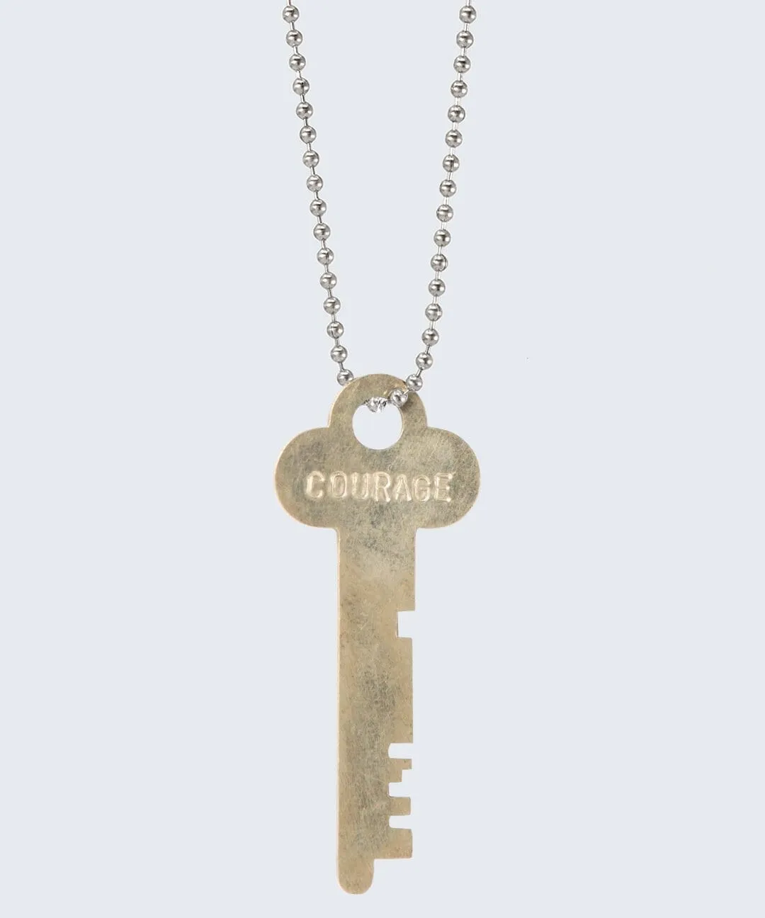 Vintage Classic Ball Chain Key Necklace