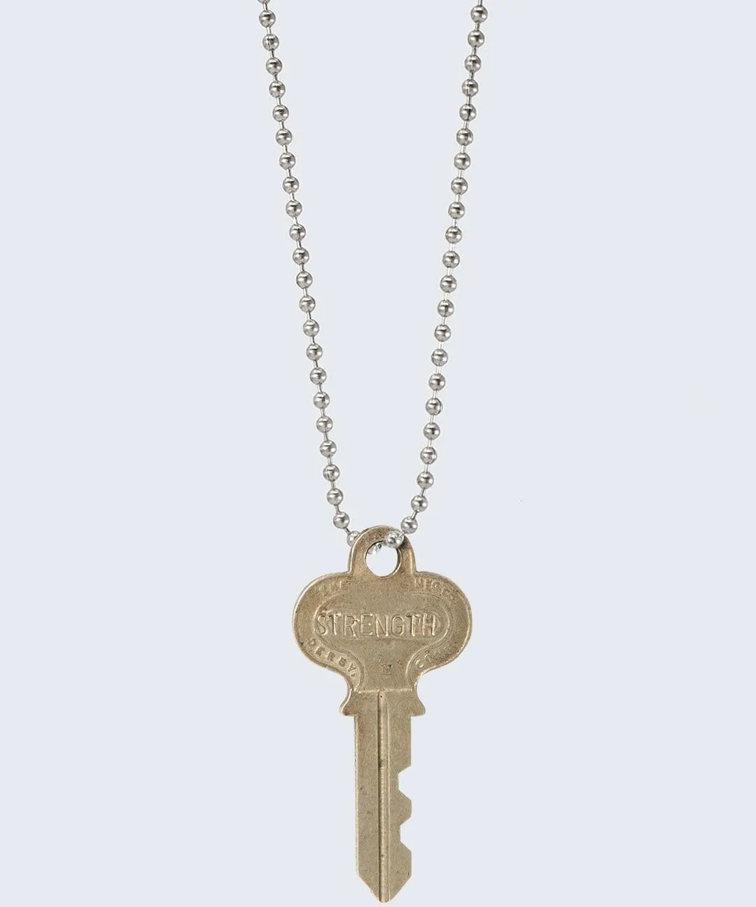 Vintage Classic Ball Chain Key Necklace