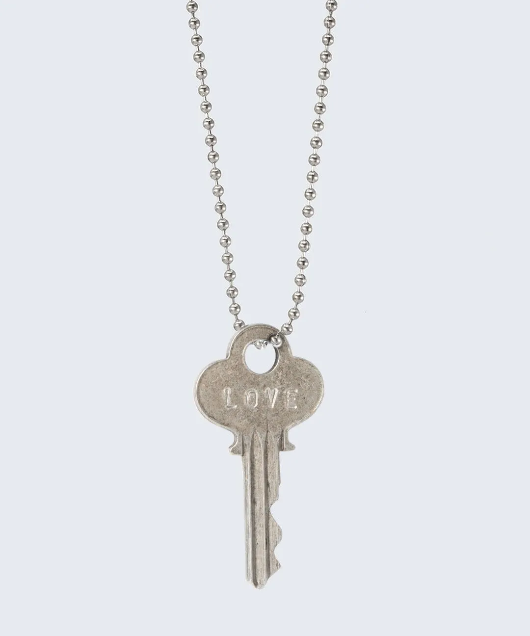 Vintage Classic Ball Chain Key Necklace