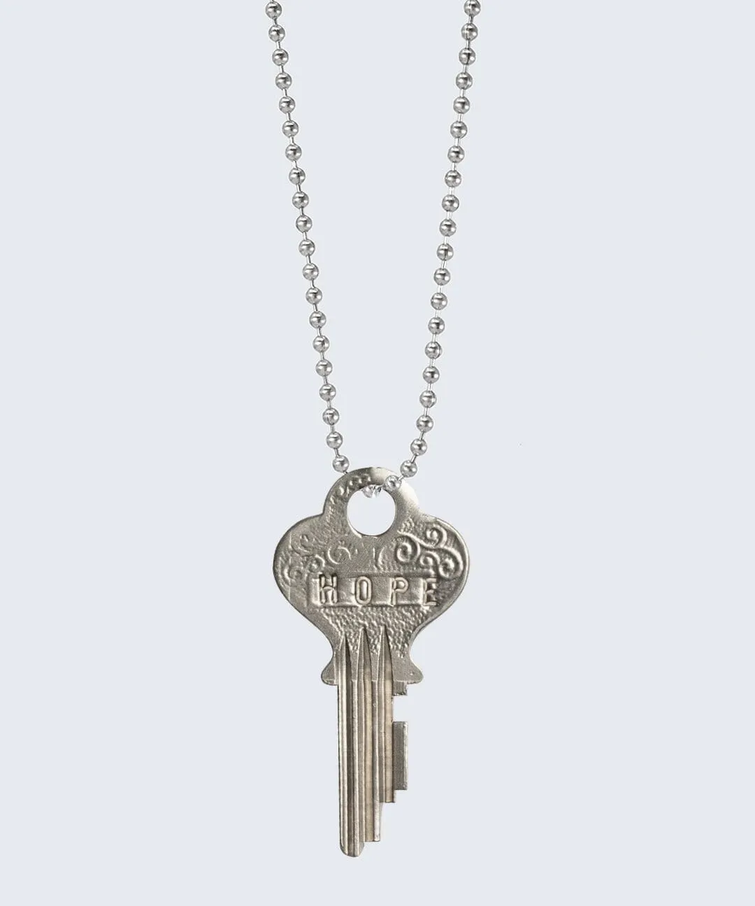 Vintage Classic Ball Chain Key Necklace