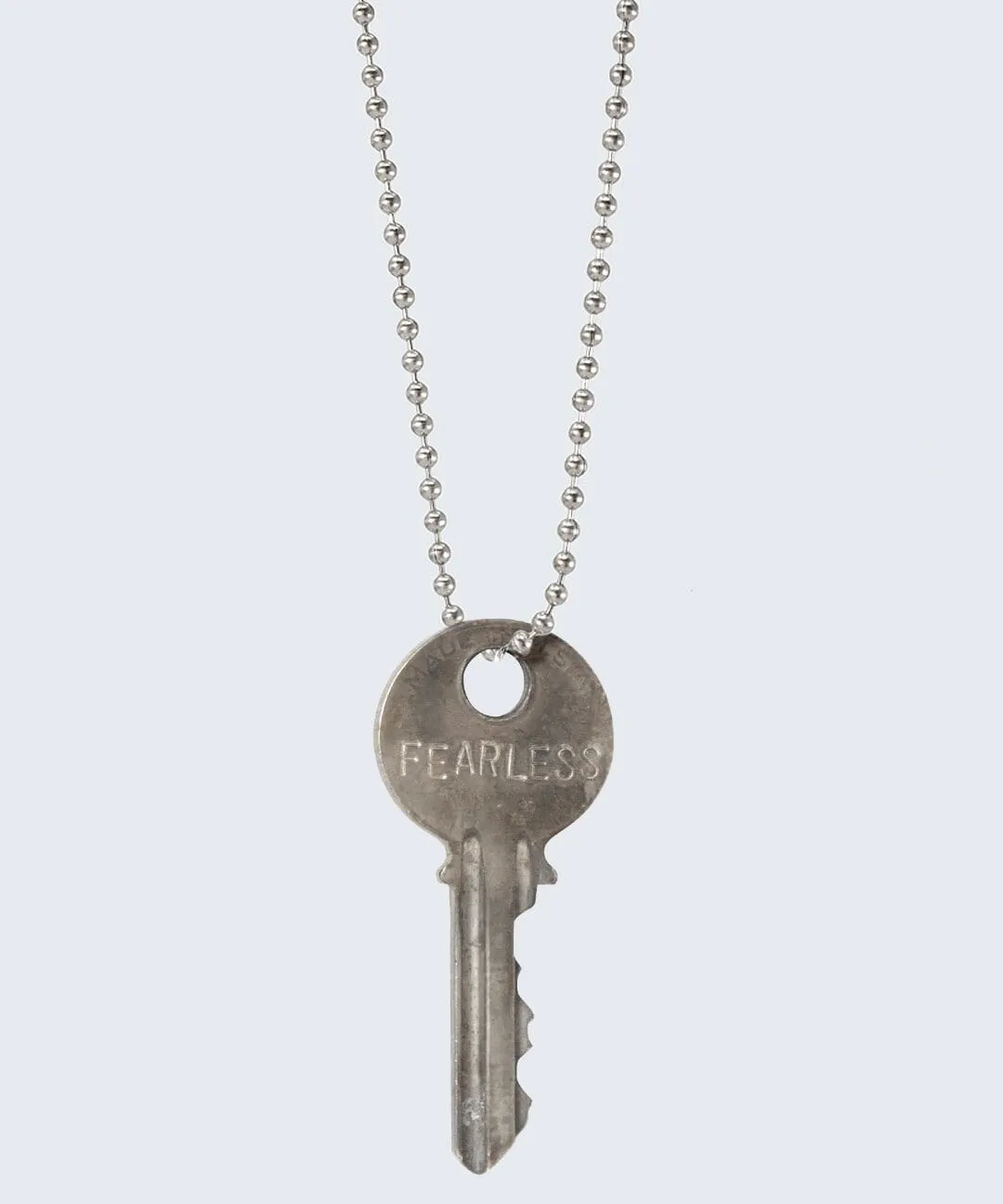 Vintage Classic Ball Chain Key Necklace