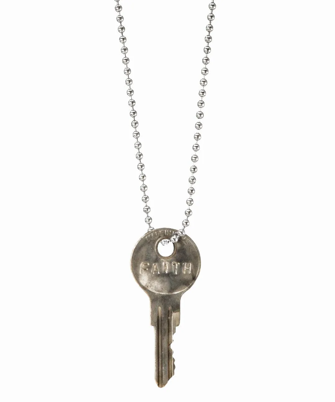 Vintage Classic Ball Chain Key Necklace