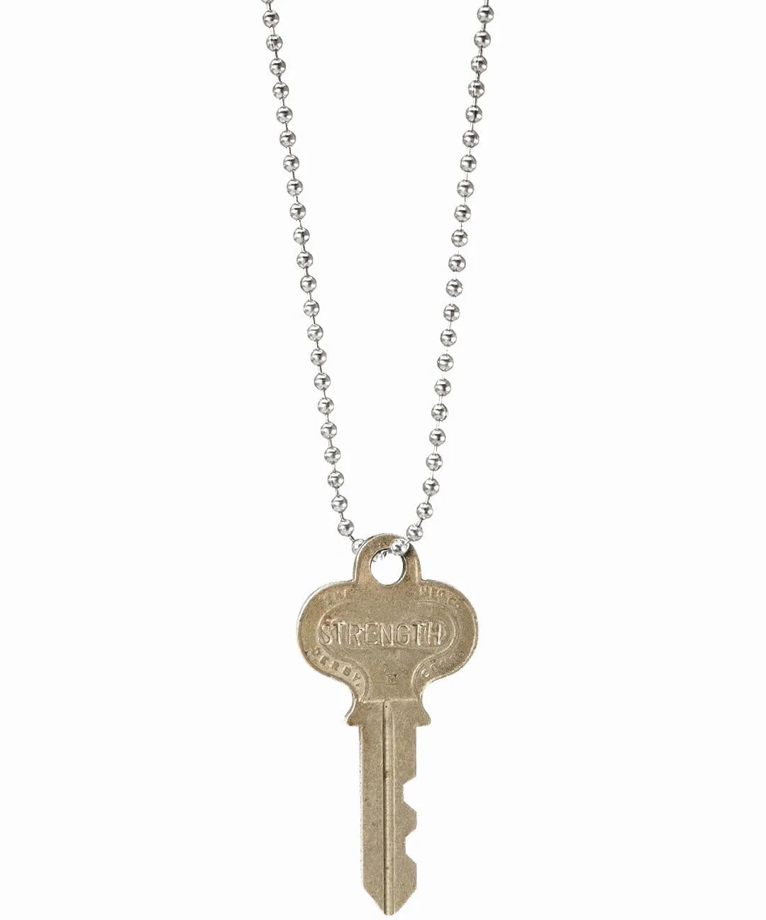 Vintage Classic Ball Chain Key Necklace