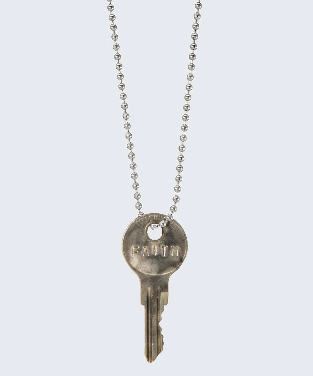 Vintage Classic Ball Chain Key Necklace