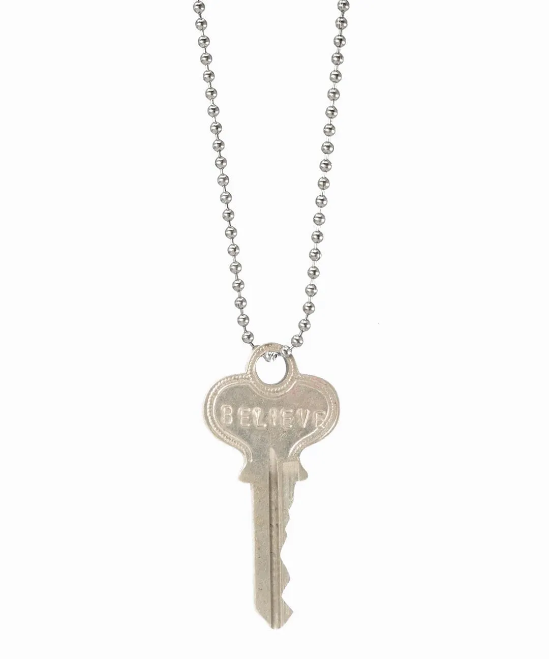 Vintage Classic Ball Chain Key Necklace