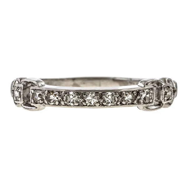 Vintage Diamond Wedding Band