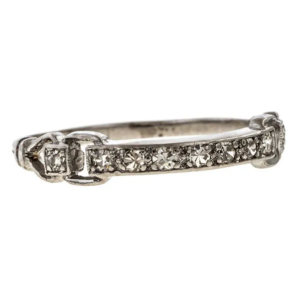 Vintage Diamond Wedding Band