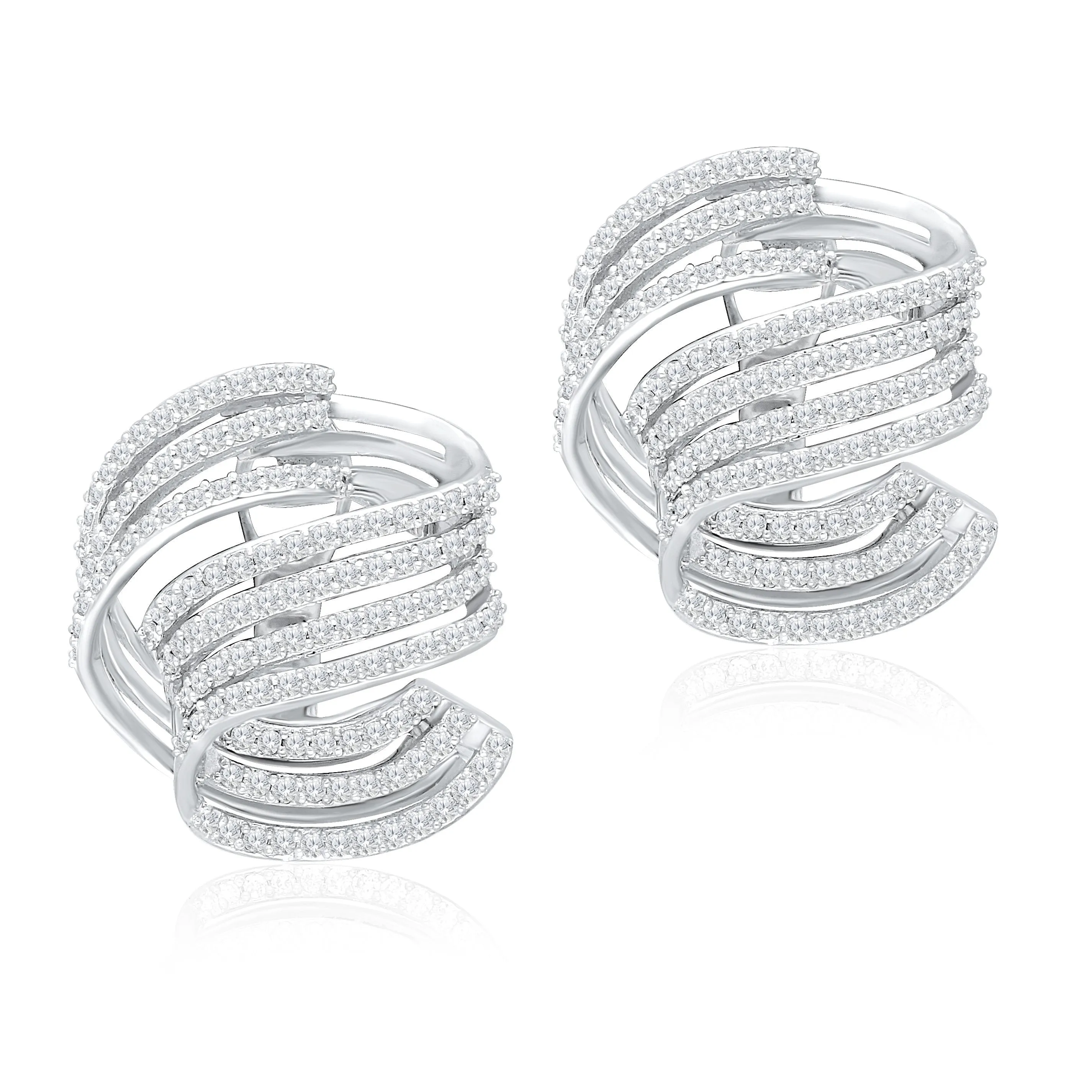 White Gold Diamond Eternal Earrings